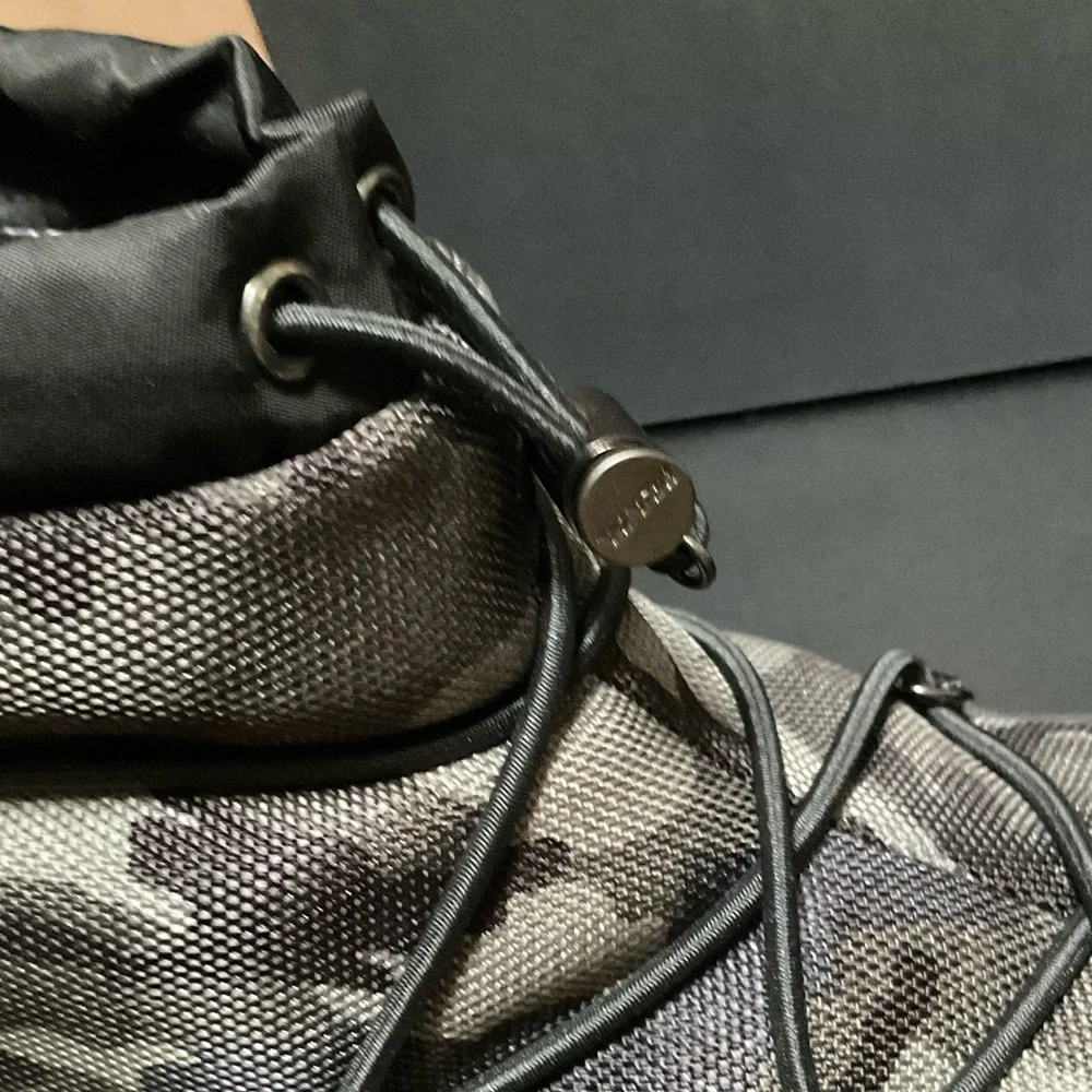 Prada Nylon Camo Boots | Luxury Streetwear Winter Shoes - Picture 10 of 15